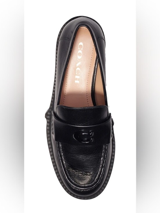 Coach Shoes - COACH Leah Platform Loafers Size 8.5